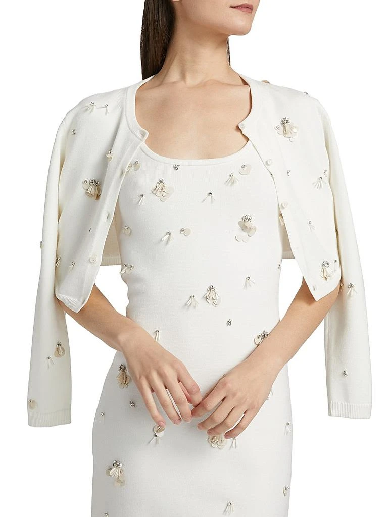 SIMKHAI Rue Embellished Knit Minidress 6