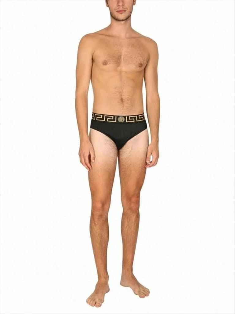 Versace Swimwear with Bold Greek Key Pattern 2