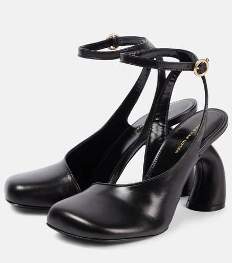 Dries Van Noten 95 leather pumps 4