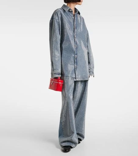 Stella McCartney Hotfix embellished denim shirt 2