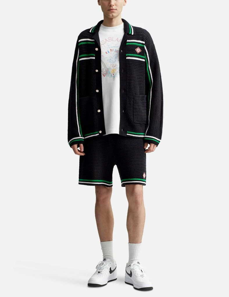 Casablanca Crochet Tennis Shorts 5