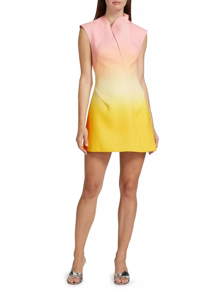 Acler Warfield Gradient Minidress 2