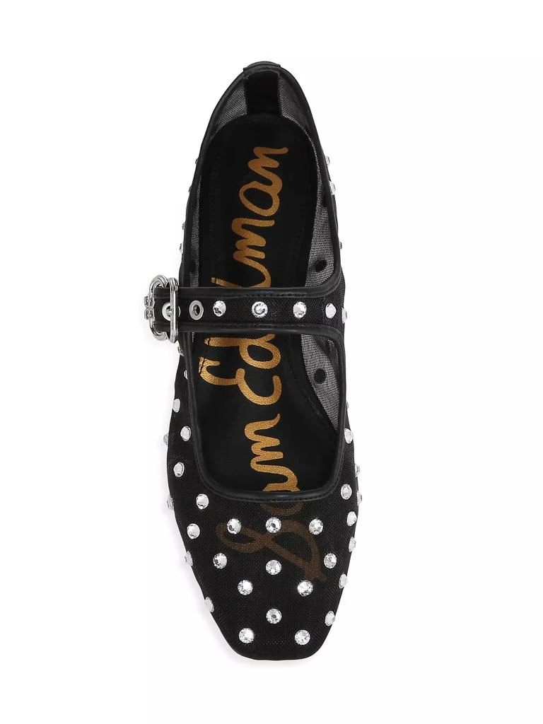 Sam Edelman Michaela Rhinestone-Embellished Mary Janes 4
