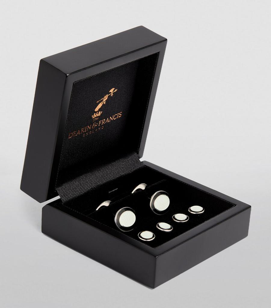 Deakin & Francis Enamelled Stud Cufflinks