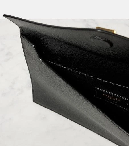 Yves Saint Laurent Uptown leather clutch 3