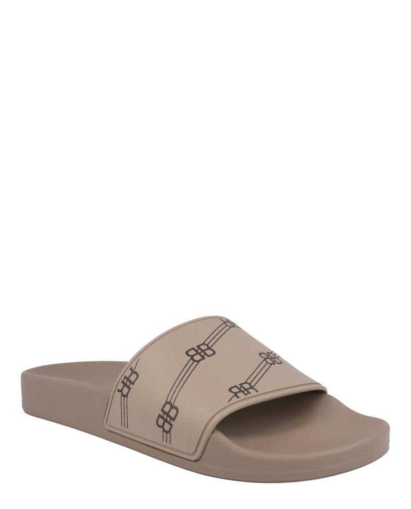 Balenciaga BB Monogram Pool Slides - Slippers - Compare