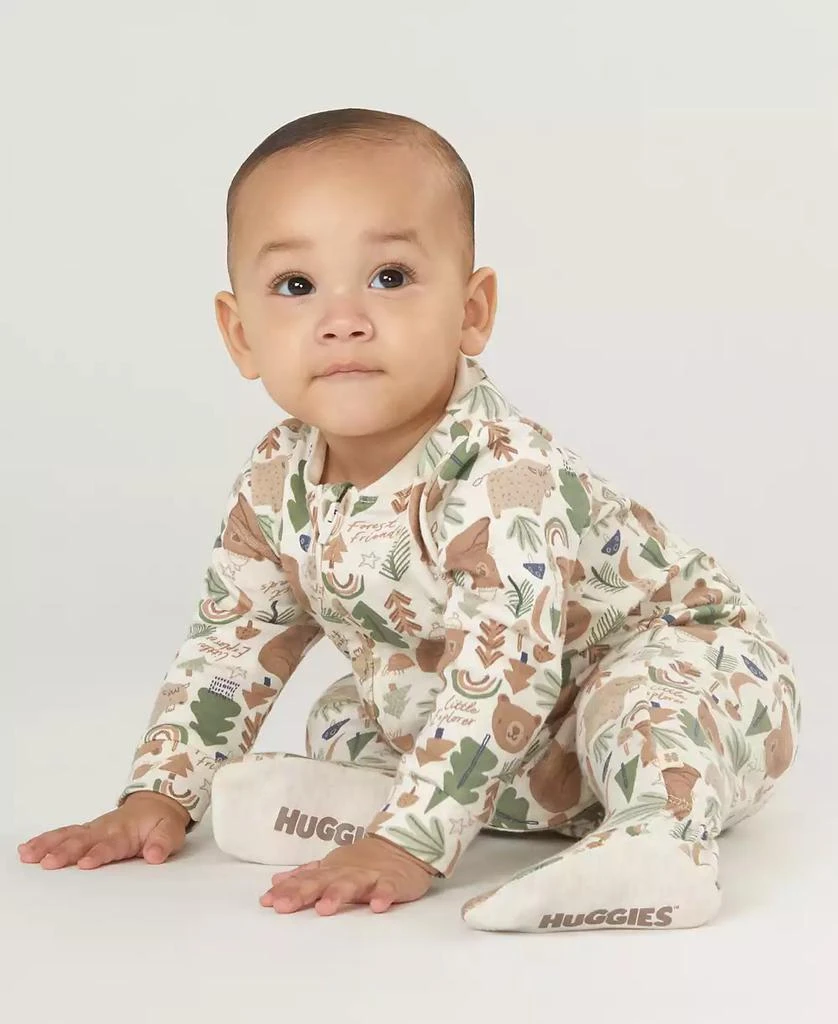 Huggies Baby Boys Organic Printed Coverall 1