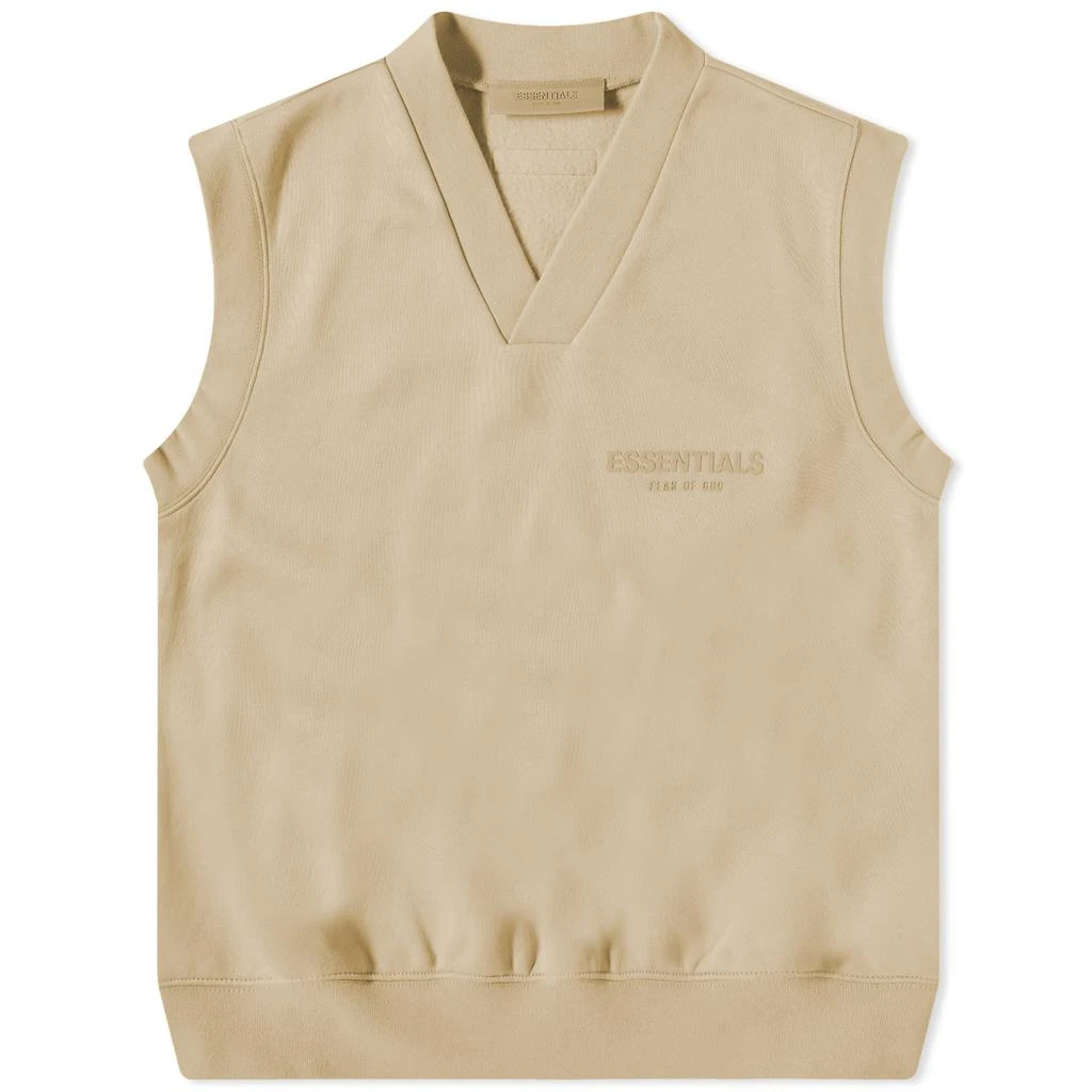 Fear of God ESSENTIALS Fear of God Essentials Pullover V-Neck Vest - Sand 1