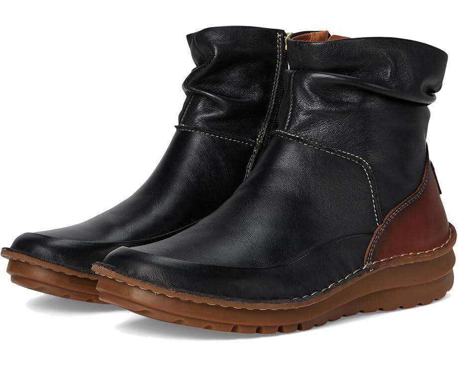 Pikolinos Pikolinos Cazorla W5U-8960C1 Women's 9.5-10 Black Leather Ankle Boots RHS3836