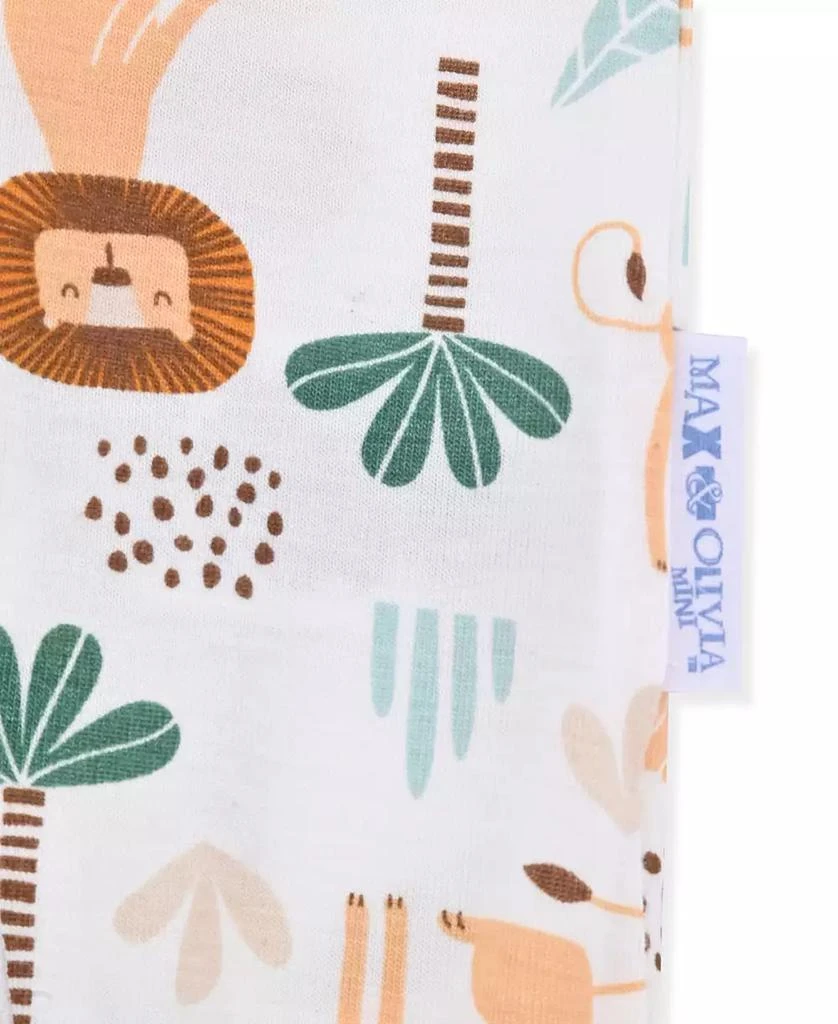 Max & Olivia Baby Boys Print Coverall with Convertible Foot 3