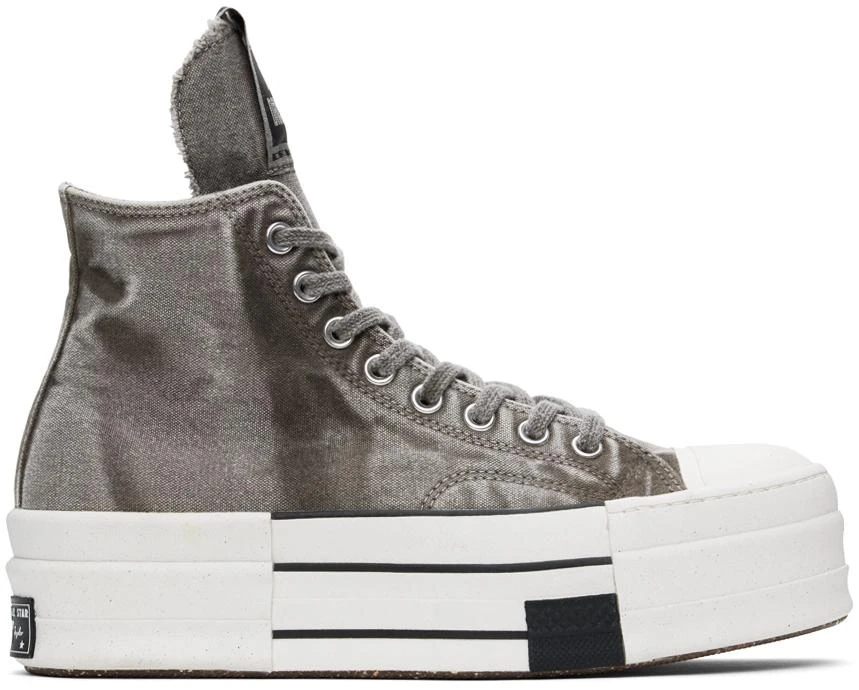 Rick Owens Gray Converse Edition DBL Drkstar Sneakers 1