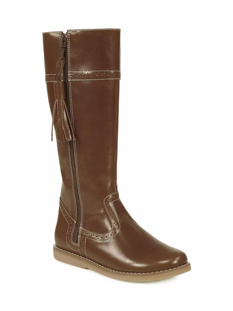 Elephantito Girl's Patent Leather Riding Boots