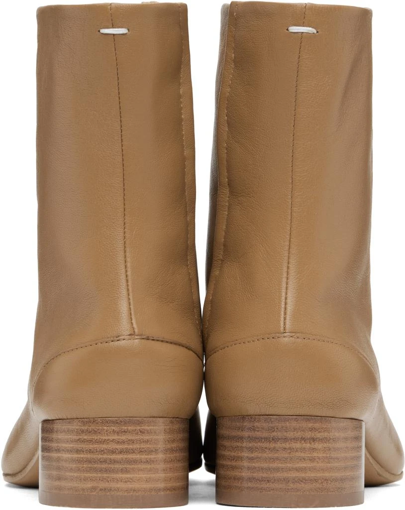 MAISON MARGIELA Tan Tabi Ankle Boots 2