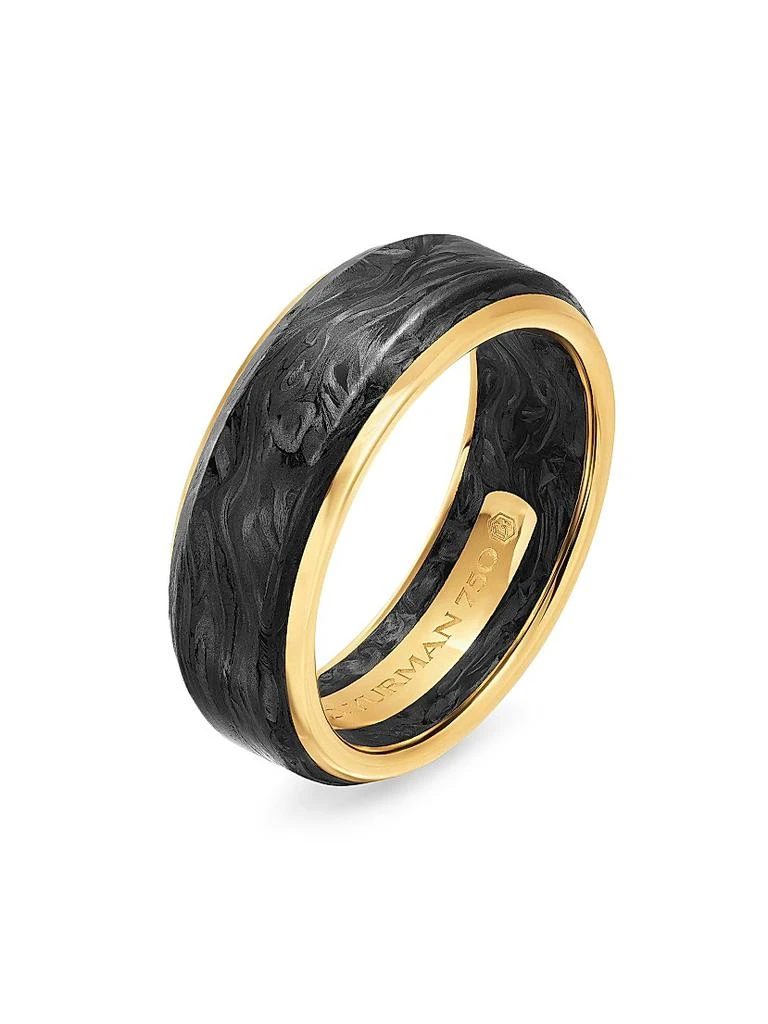 David Yurman Streamline Band Ring in 18K Yellow Gold 3