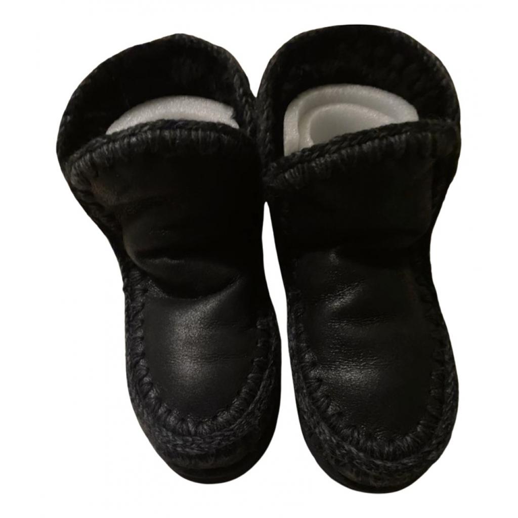 Mou Mou Leather ankle boots