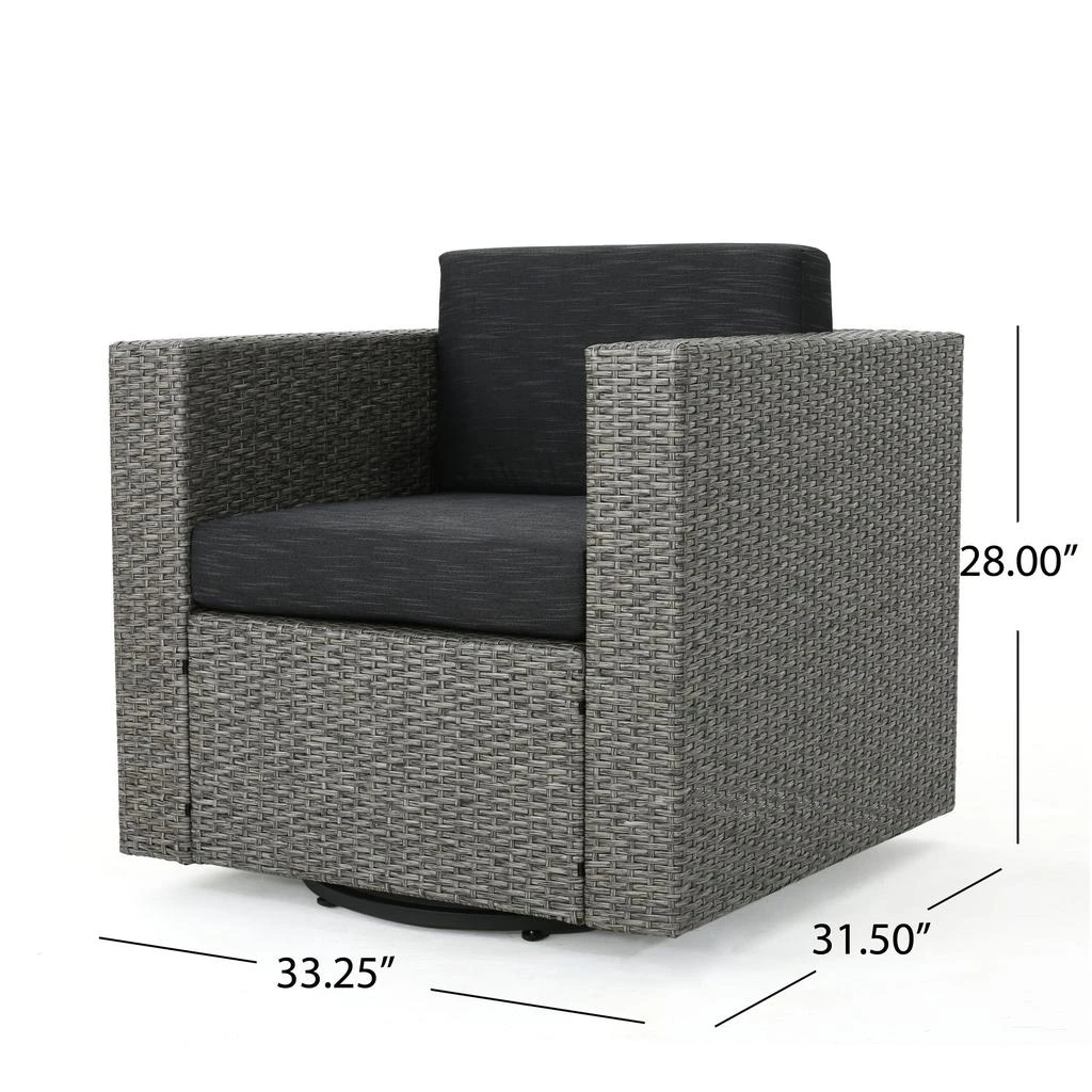 Streamdale Furniture Streamdale Luxurious Swivel Club Chair Ultimate Comfort and Durability 6