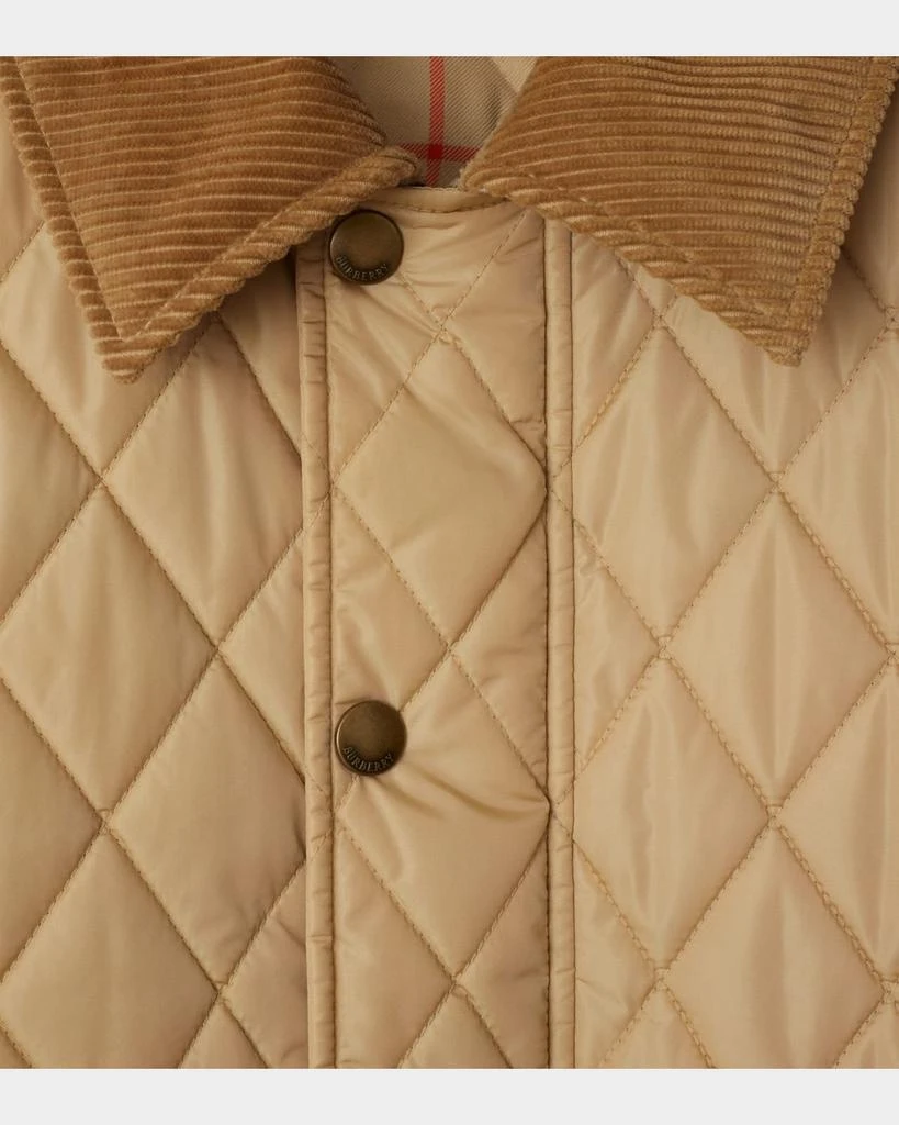 Burberry Corduroy-Collar Quilted Jacket 6