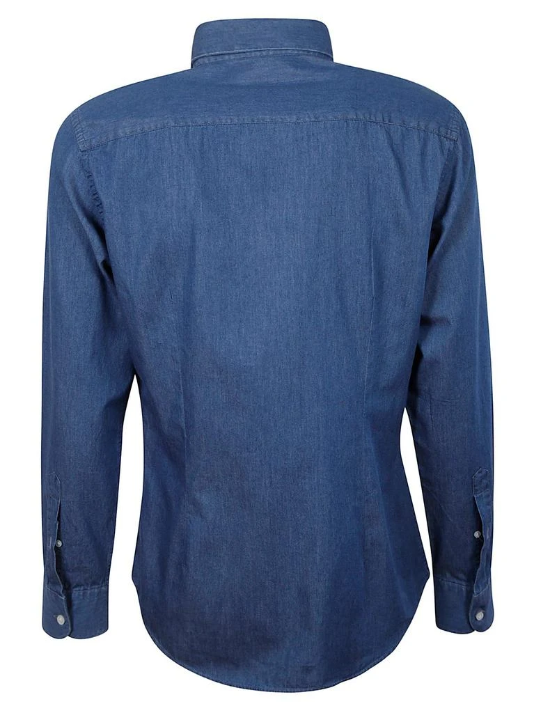FAY Fay Buttoned Long-Sleeved Denim Shirt 2