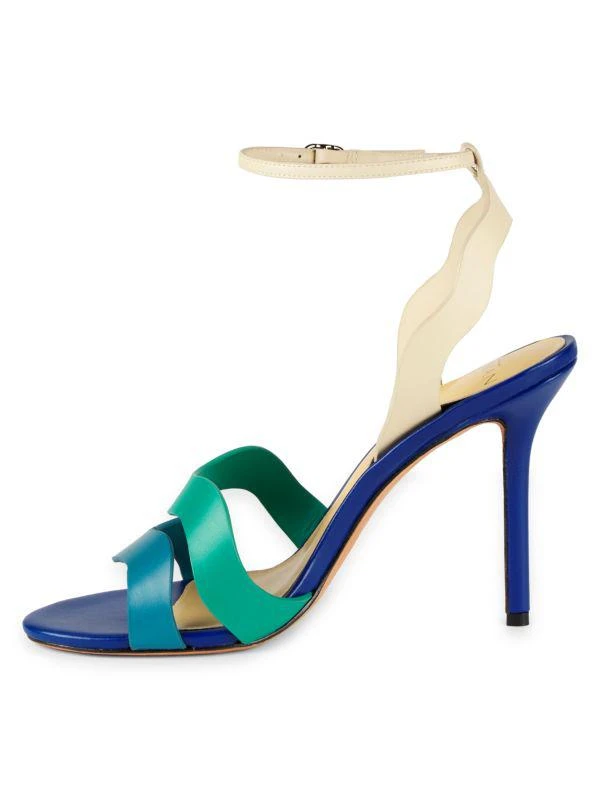Alexandre Birman Aila 104MM Colorblock Leather Sandals 4