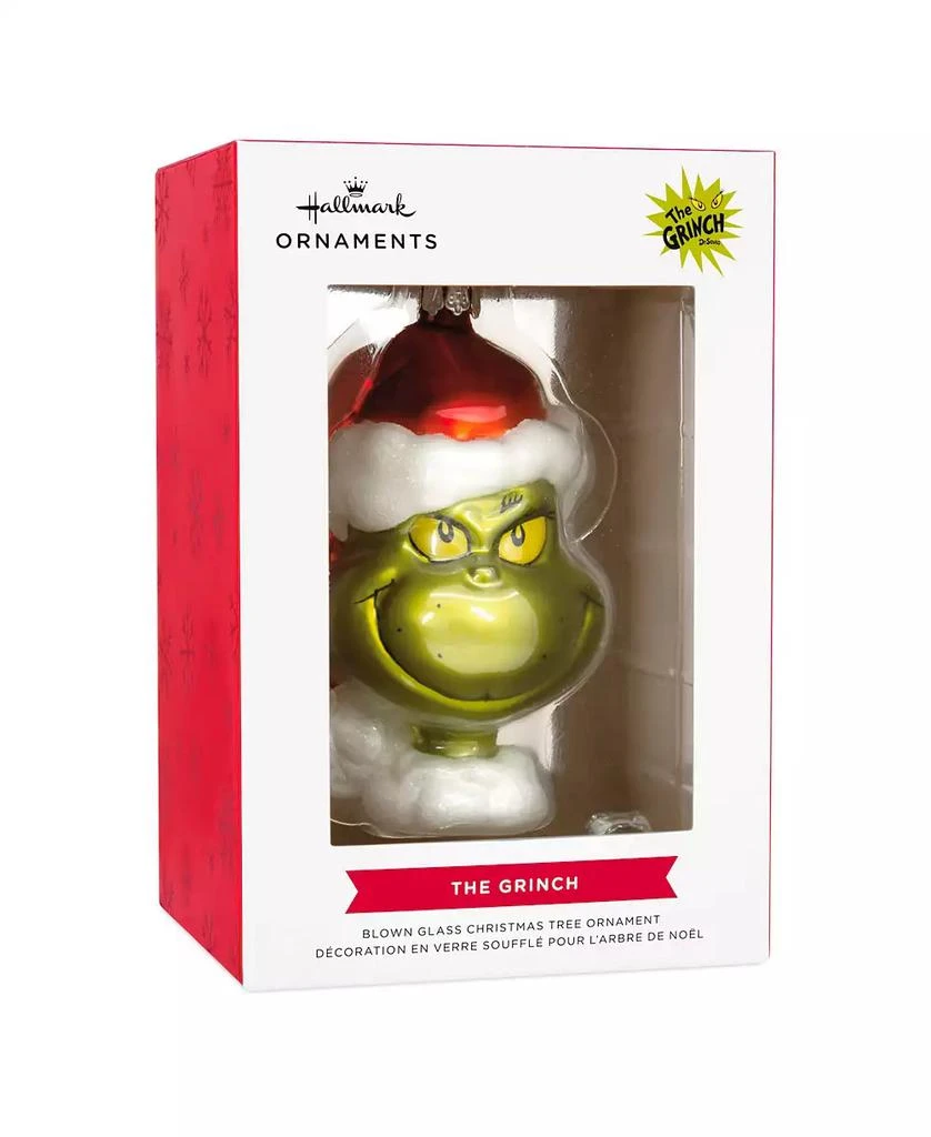 Hallmark Christmas Ornament Dr. Seuss's How the Grinch Stole Christmas Blown Glass 3