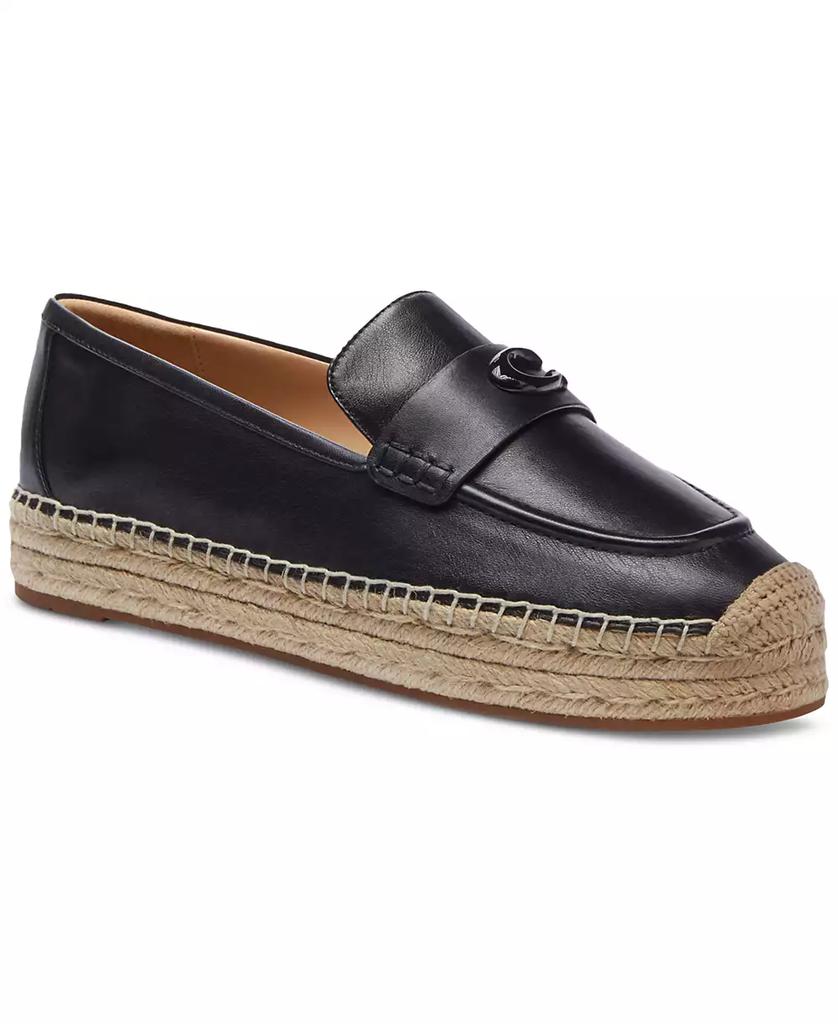 【COACH】Women's Camilla Logo Espadrille Flat Loafers Coach Women's Camilla Logo Espadrille Flat Loafers - Shoes