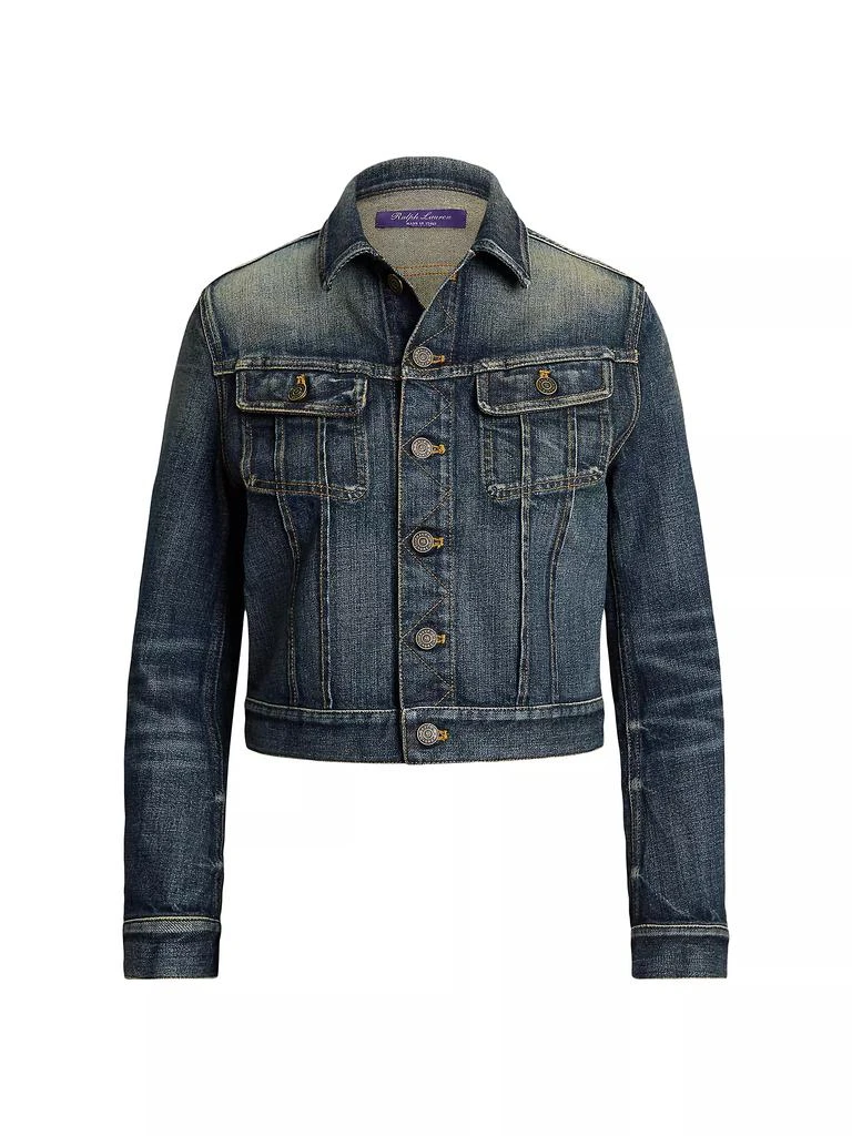 Ralph Lauren Rigby Cropped Denim Trucker Jacket 1