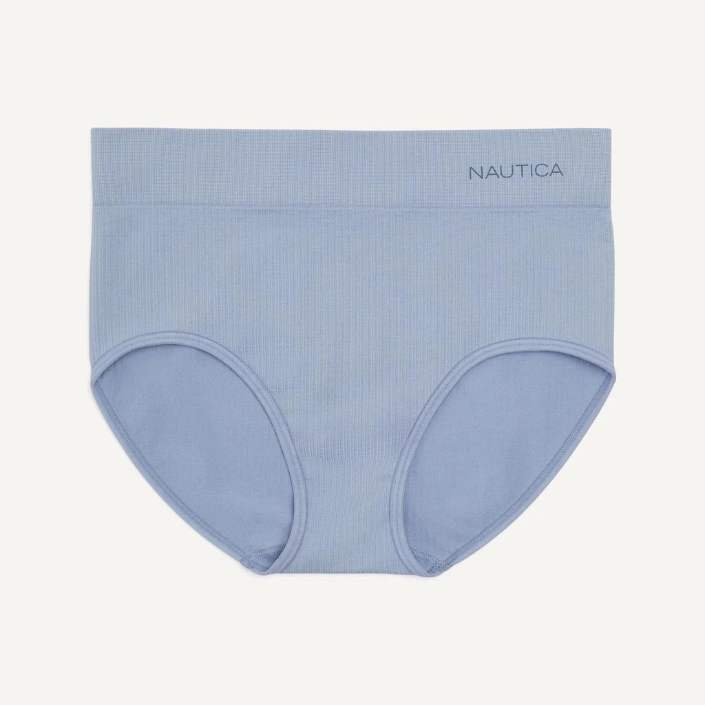 Nautica Womens Ribbed Seamless Brief, 5-Pack 2