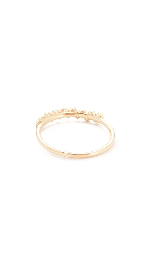 Suzanne Kalan 18k Fireworks Gold Diamond Half Band Ring 3