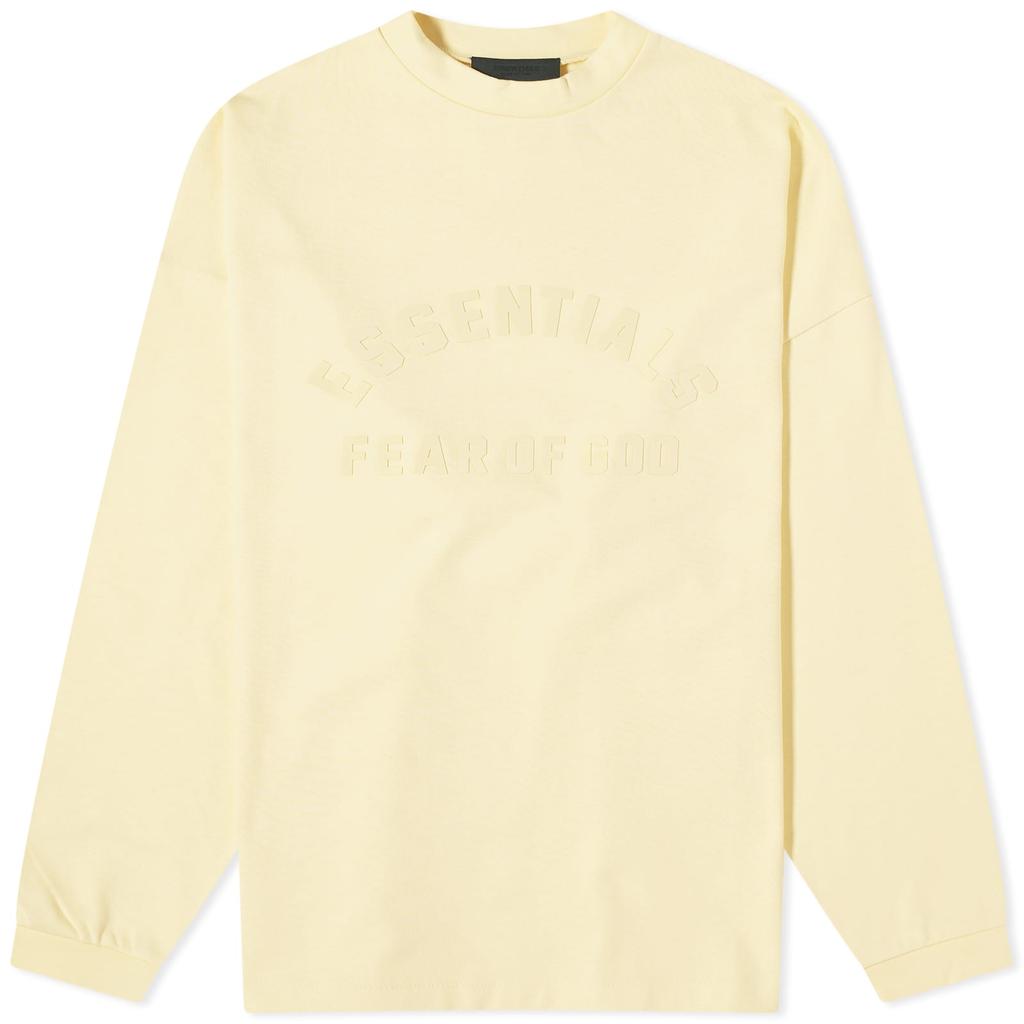 Essentials Fear of God ESSENTIALS Spring Long Sleeve Printed T-Shirt - Garden Yellow