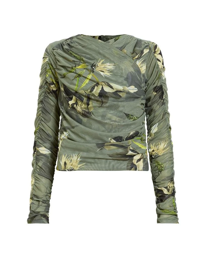 ALL SAINTS Hanako Printed Mesh Top 8
