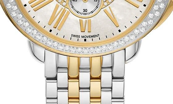 Michele Serein Diamond Bracelet Chronograph Watch, 40mm x 38mm 5