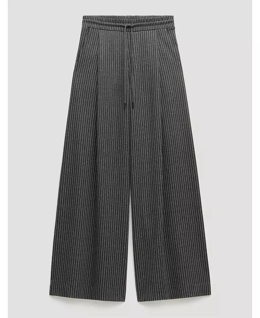 Hush Women's Pinstripe Wide Leg Jogger 2