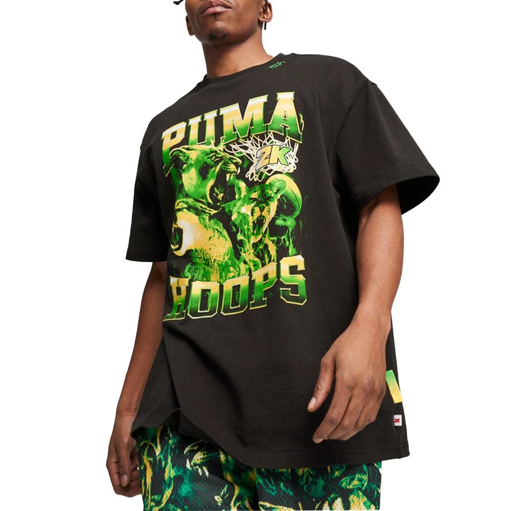 Puma 2K Hoops Graphic Crew Neck Short Sleeve T-Shirt 1