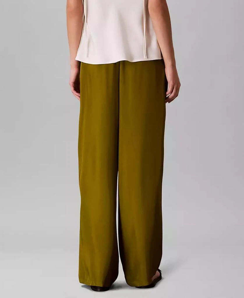 Calvin Klein Women's Drawstring Wide-Leg Pants 2