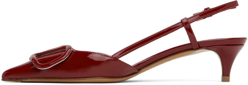 Valentino Red VLogo Signature Slingback Heels 3