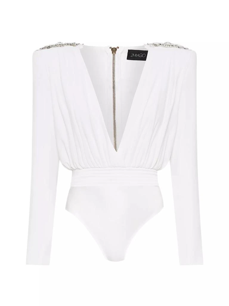 Zhivago Roxy Jewel-Embellished Bodysuit 1