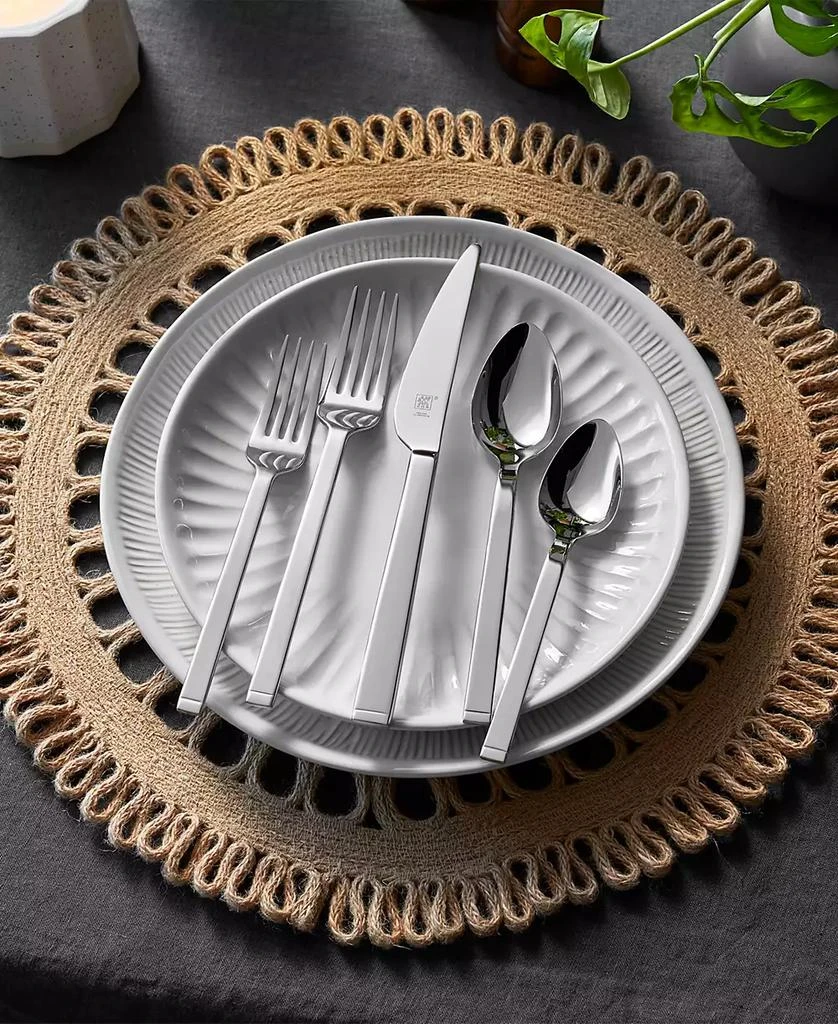 ZWILLING Zwilling Squared 45-PC 18/10 Stainless Steel Flatware Set, Service for 8 3