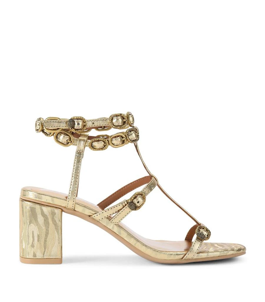 Kurt Geiger Leather Regent Block Sandals 1