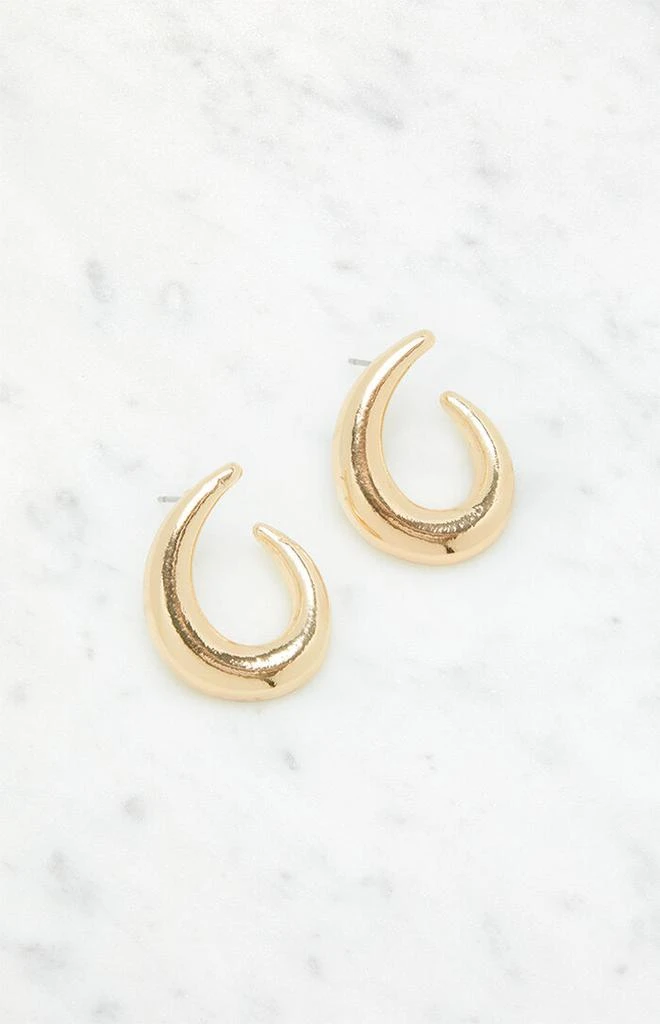 LA Hearts Spiral Hoop Earrings 2