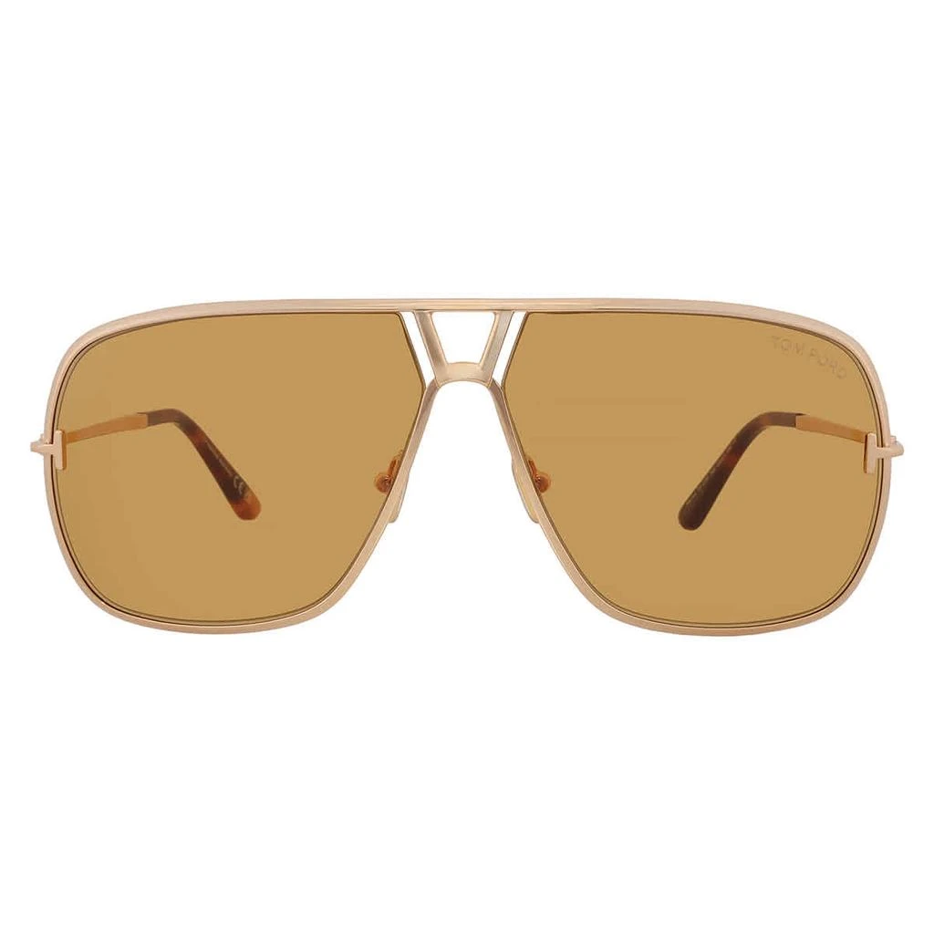 Tom Ford Stavros Amber Navigator Men's Sunglasses FT1204 30E 63 1