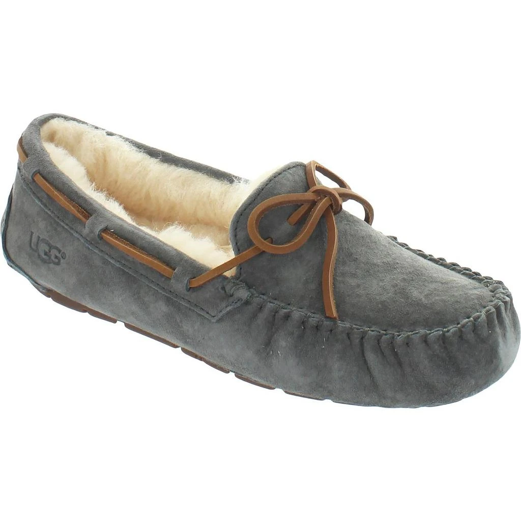 Ugg Ugg Women's Dakota Suede Wool Slip On Moccasin Slippers 2