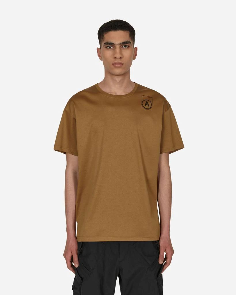 Acronym Printed T-Shirt Brown 1