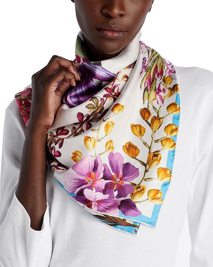 Echo Design Botanica Silk Square Scarf