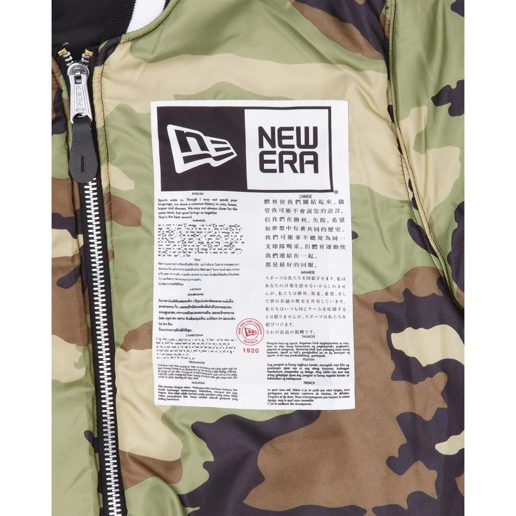 New Era x Alpha Industries New Era x Alpha Industries Mets Reversible Full-Zip Bomber Jacket - Men's 3