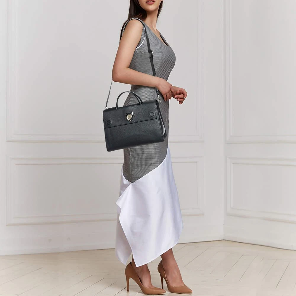 Dior Dior Black Leather Medium Diorever Bag 2