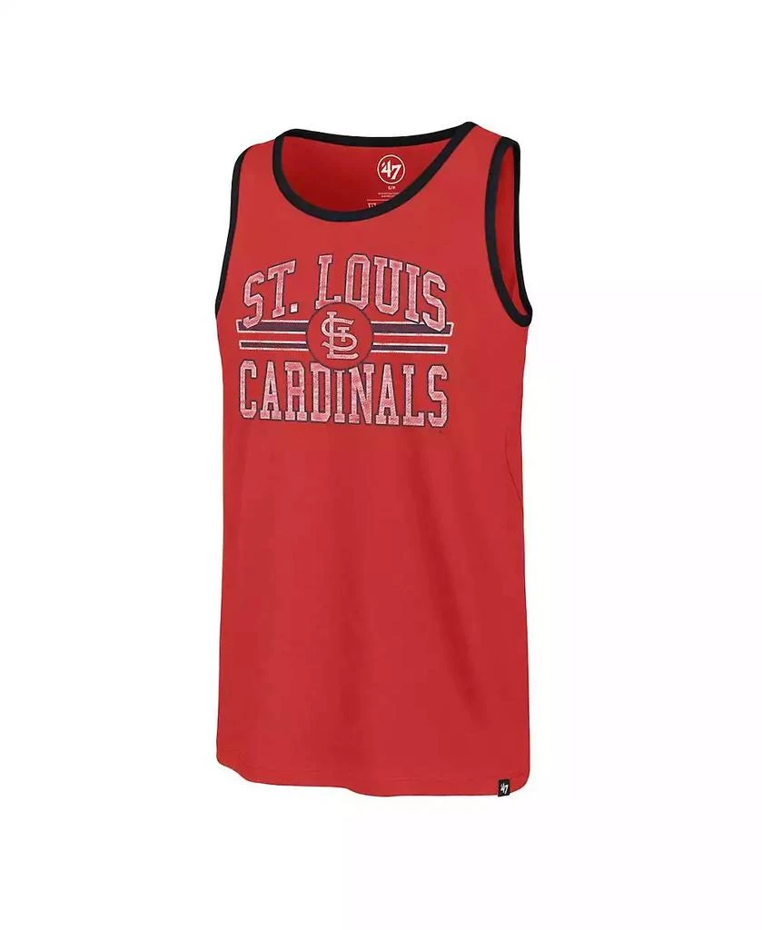 47 Brand Men's Red St. Louis Cardinals Winger Franklin Tank Top 2