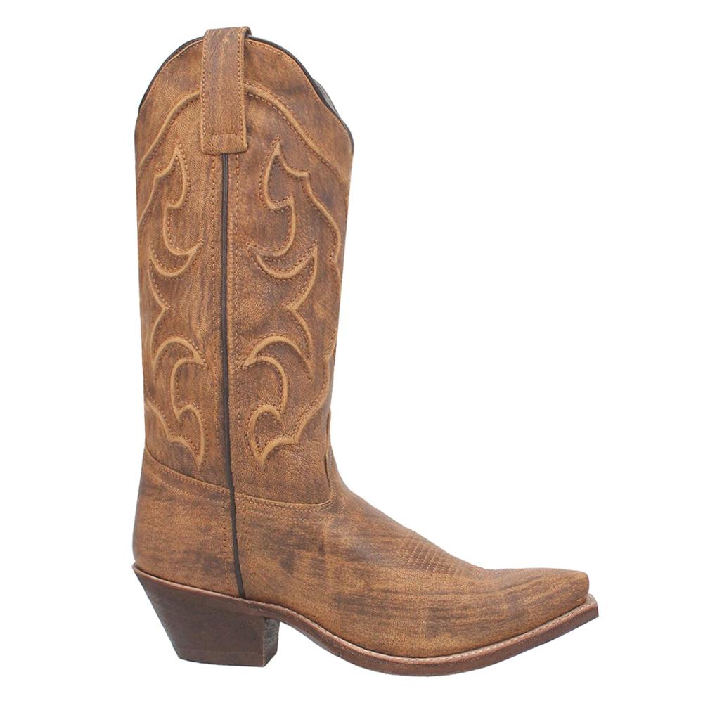 Laredo Reva Embossed Snip Toe Cowboy Boots