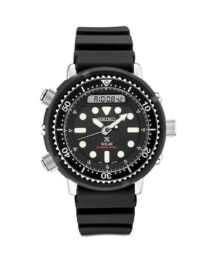 Seiko Seiko Prospex Solar Hybrid Diver Watch, 47.8mm