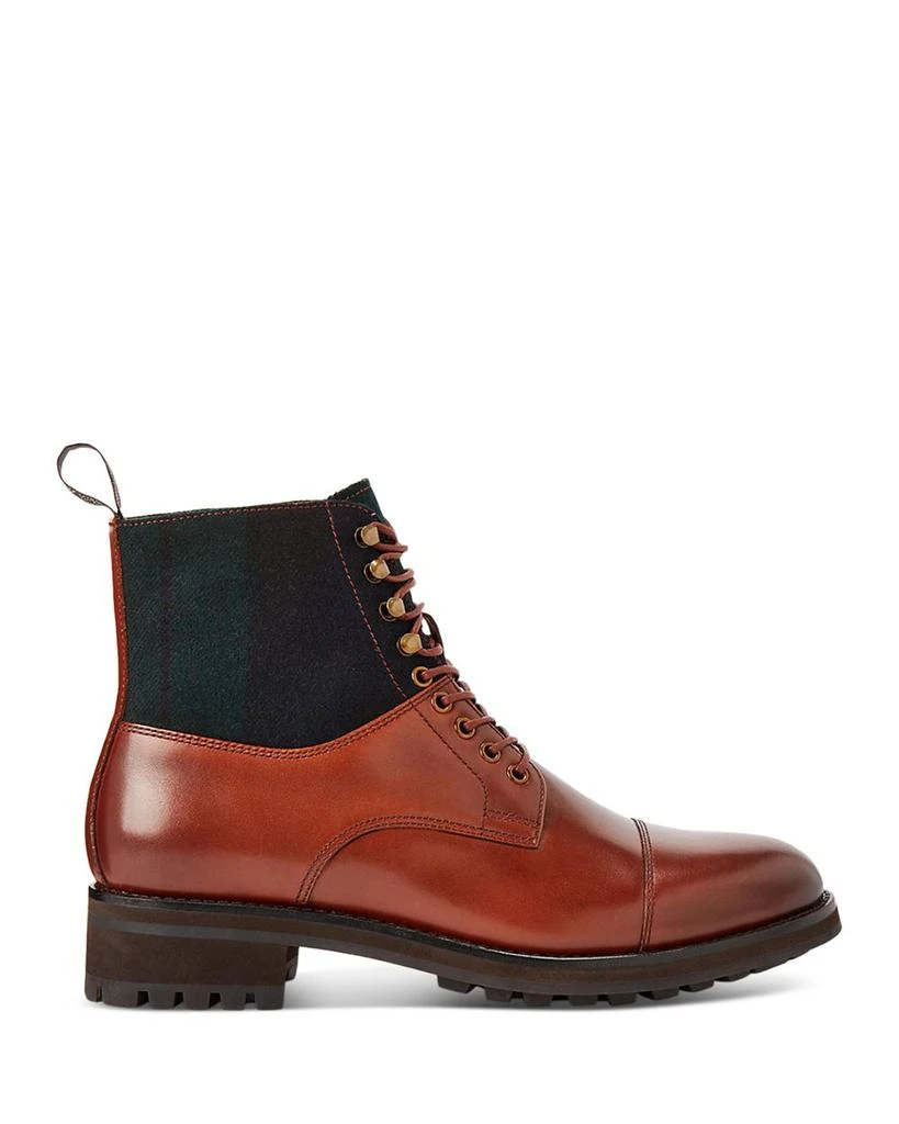 Ralph Lauren Men's Lace Up Cap Toe Boots 4