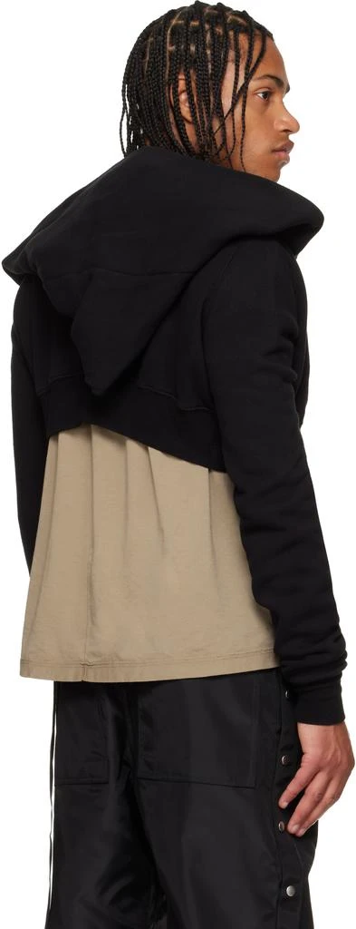 Rick Owens Black Concordians Micro Mountain Hoodie 3